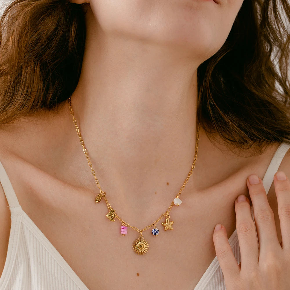 שרשרת דגם אוקיינוס